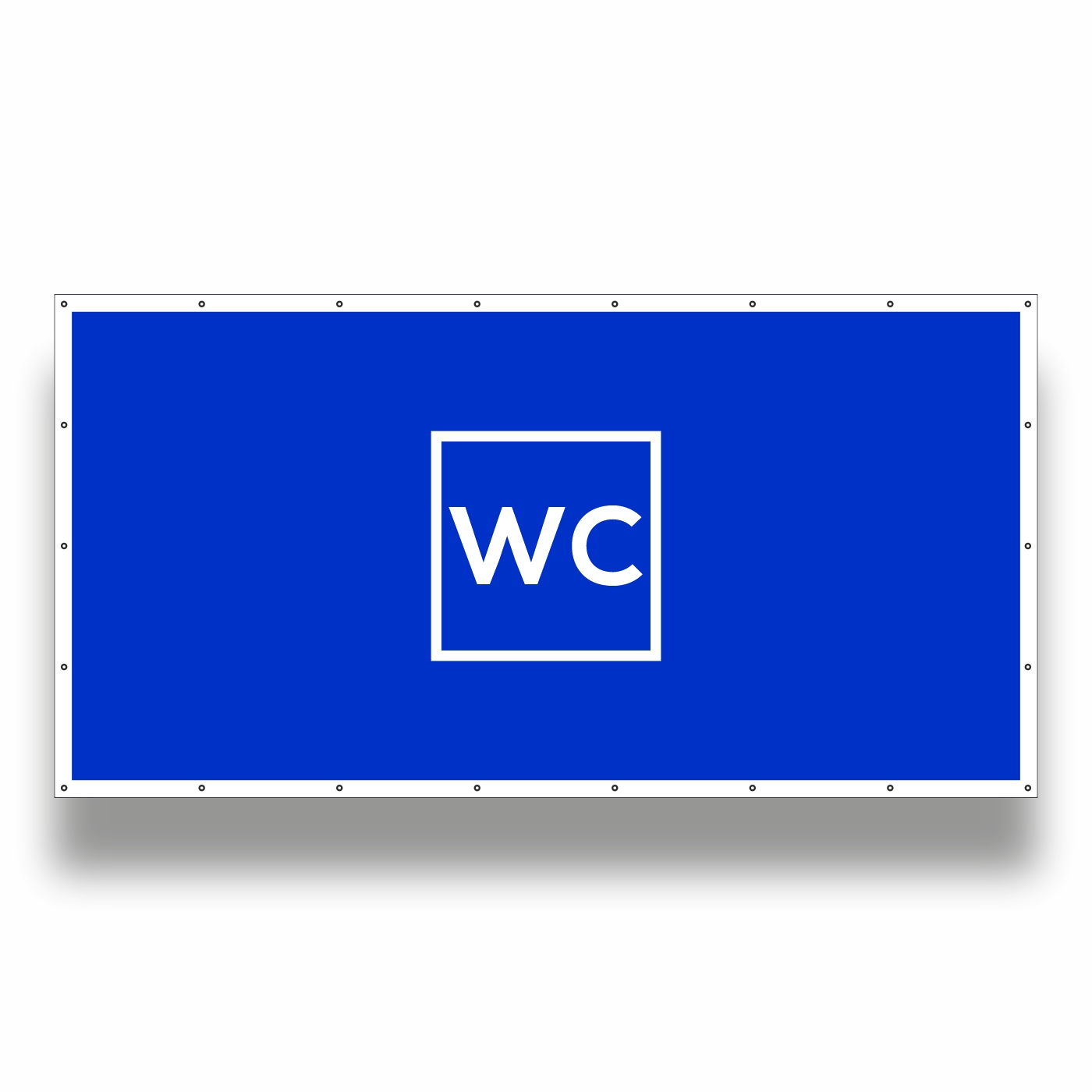 Bauzaunbanner WC