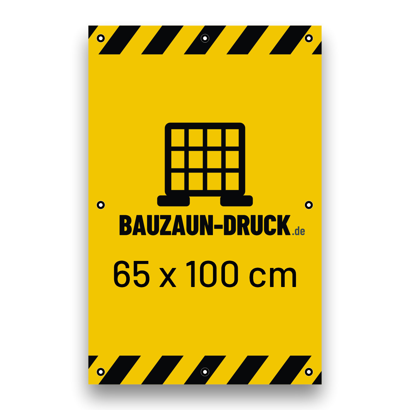 Gerüstbanner 65 × 100 cm von Bauzaun-Druck.de