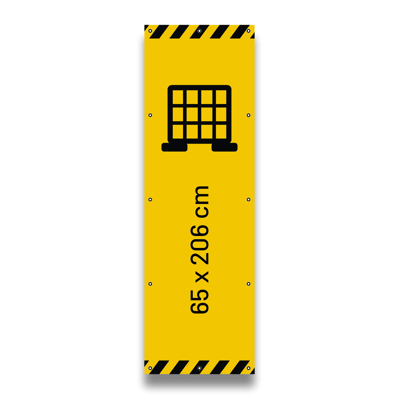 Gerüstbanner 65 × 206 cm von Bauzaun-Druck.de