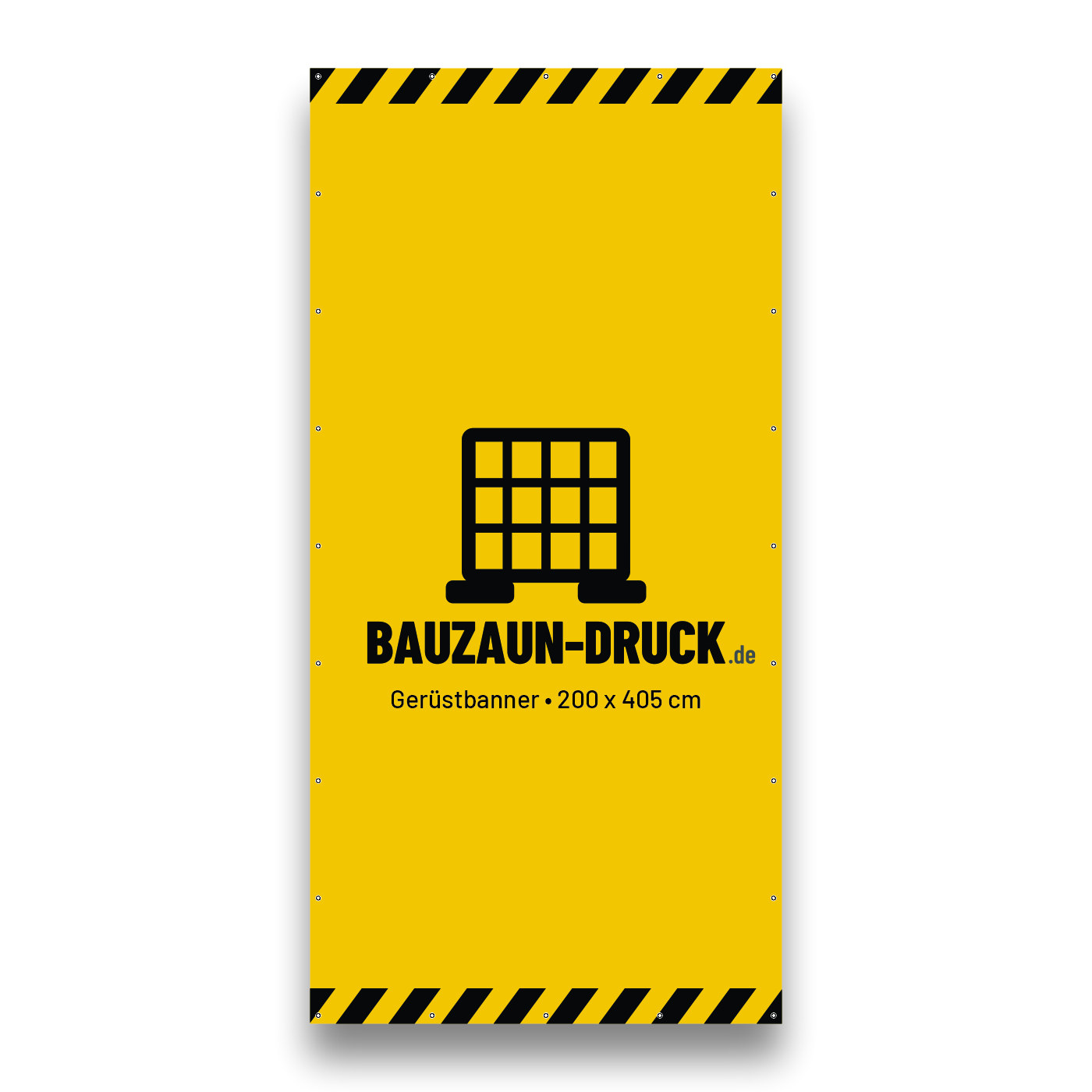 Gerüstbanner 200 × 405 cm von Bauzaun-Druck.de