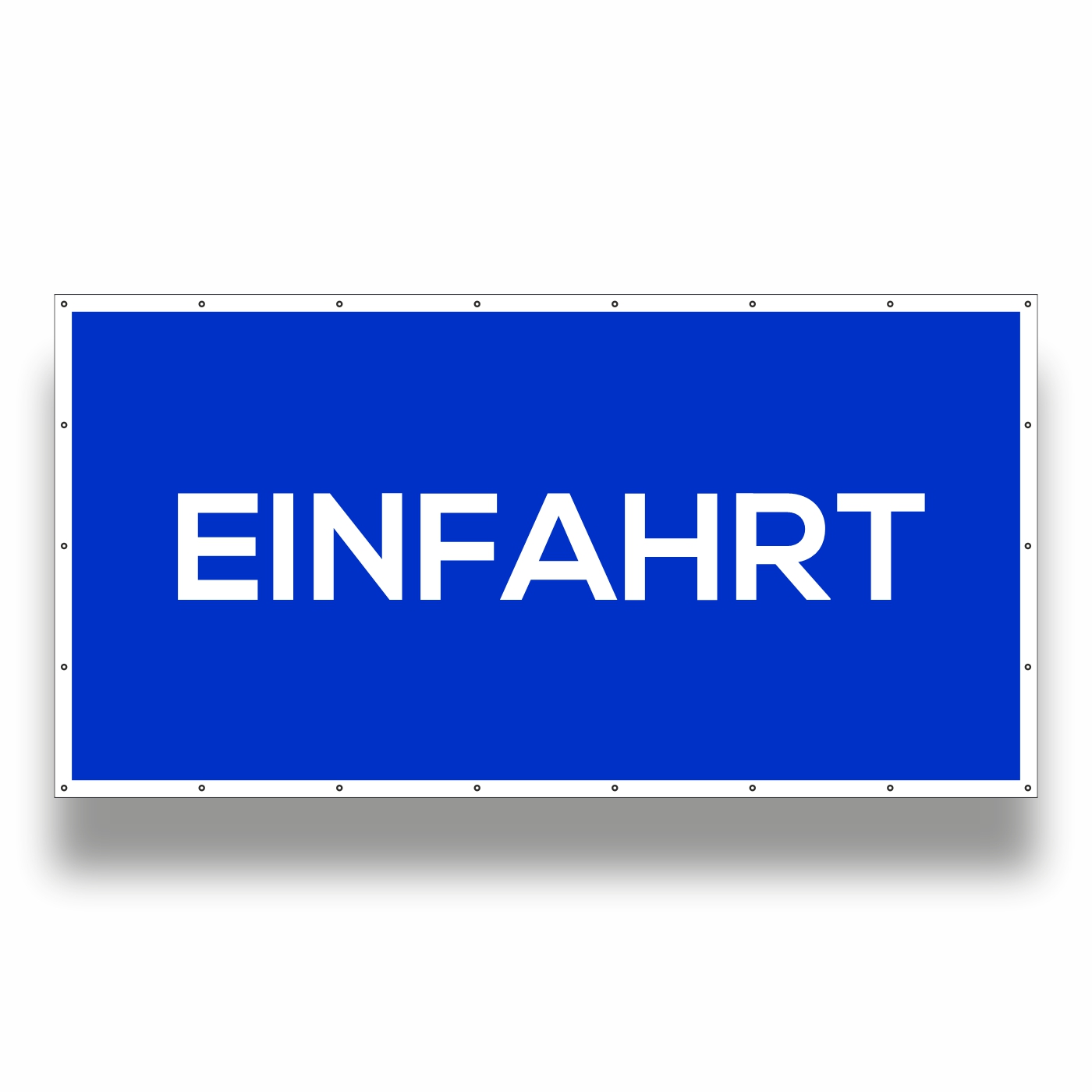 Bauzaunbanner Einfahrt