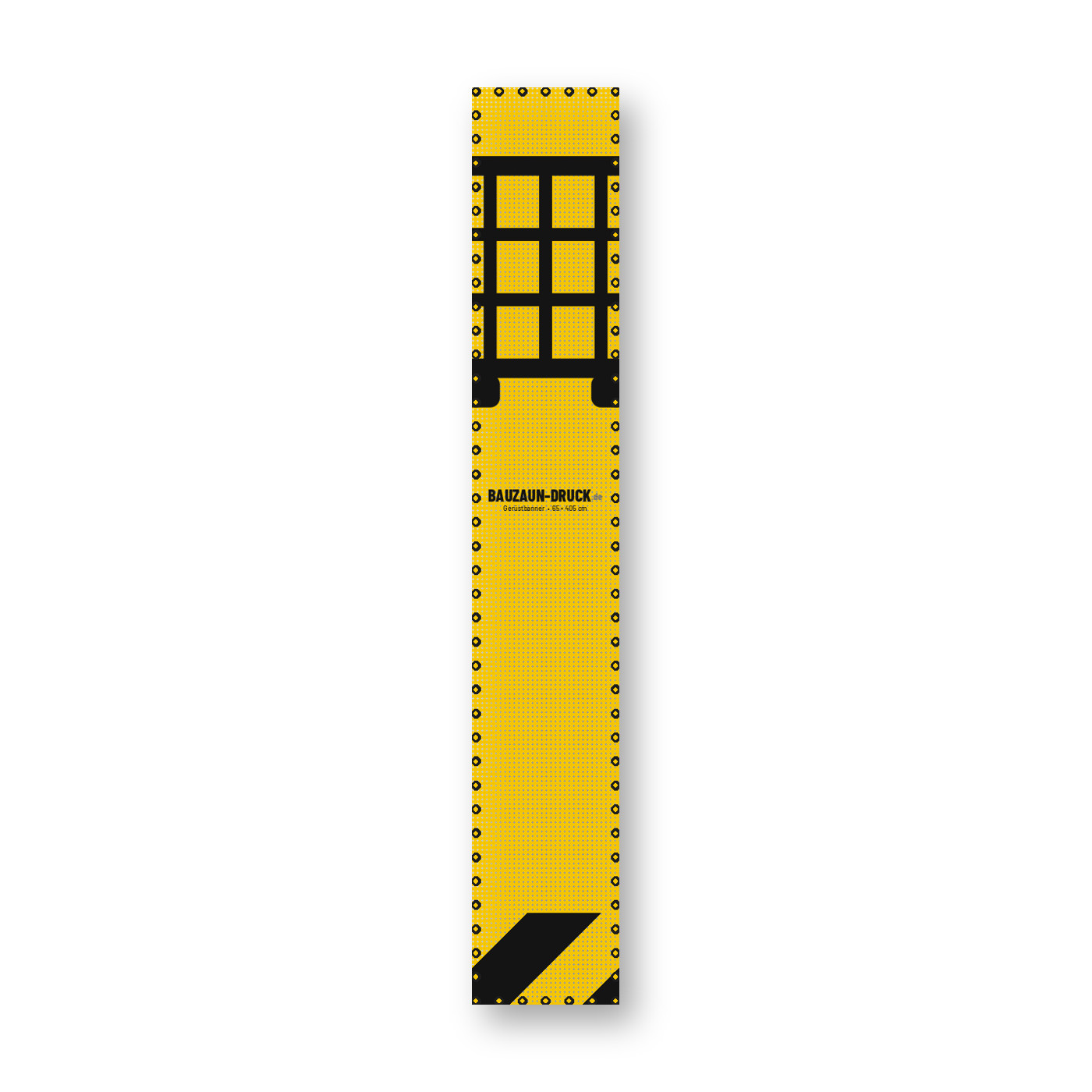 Gerüstbanner 65 × 405 cm von Bauzaun-Druck.de