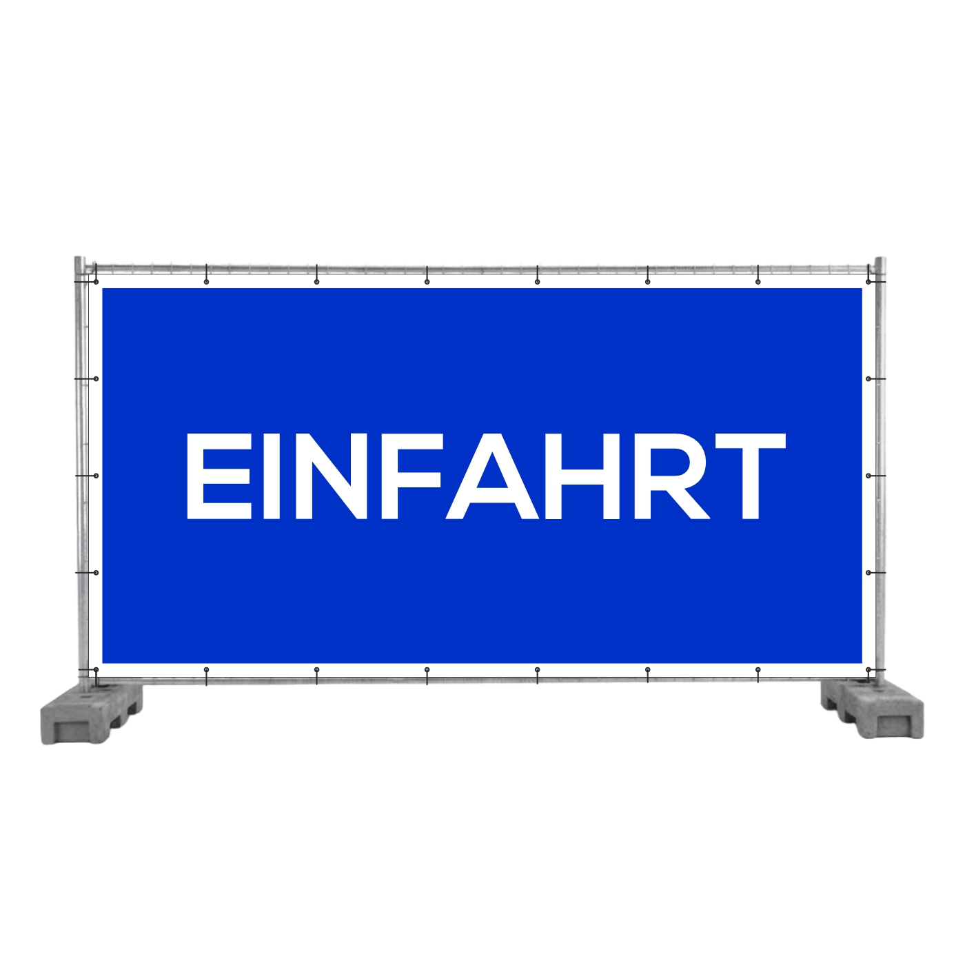 Bauzaunbanner Einfahrt