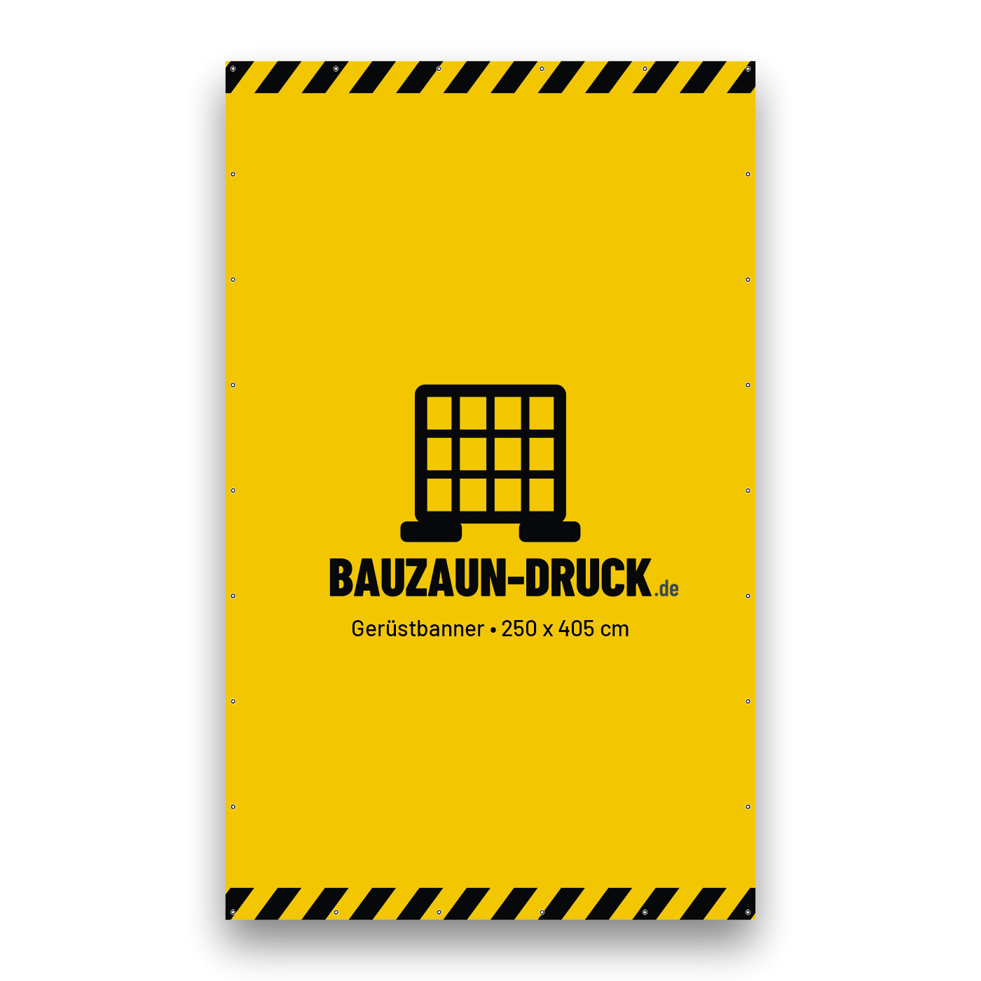 Gerüstbanner 250 × 405 cm von Bauzaun-Druck.de
