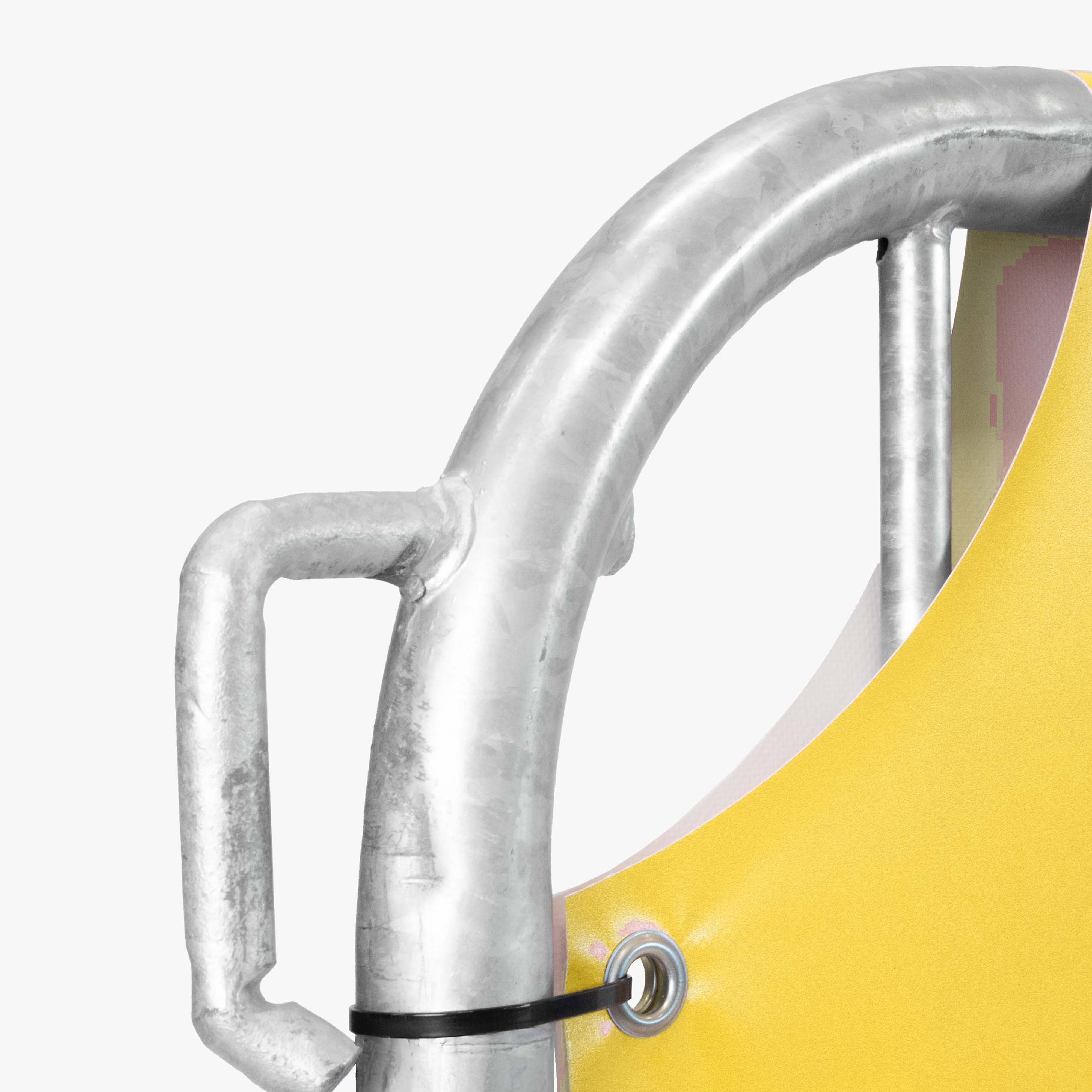 Absperrgitter-Banner